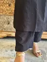 Black Embroidered Kurta Pant Set.webp