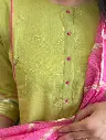Yellow 3pc Suit with Contrast Leheriya Dupatta 3.webp