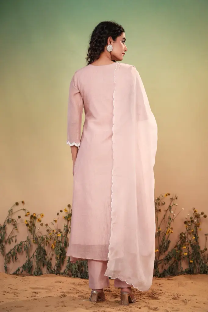 Handcrafted Peal embroidery, elegant Indian ethnic wear3.webp