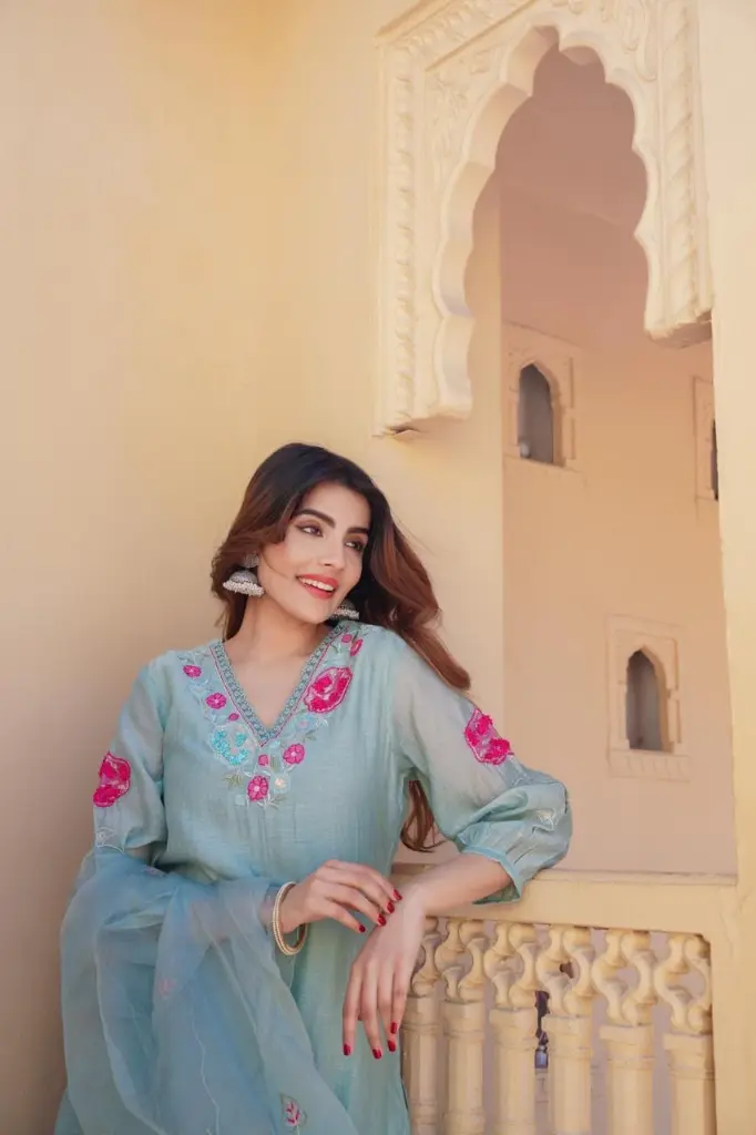 Stylish pastel Blue embroidered Suit set 7 (1).webp