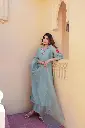 Stylish pastel Blue embroidered Suit set 7.webp