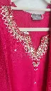 Fusia Pink Suit with Light work with Banarasi Dupatta 3.webp