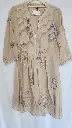 Chiku Beige Kurta Pant Set with light Flower Thread Work2.webp