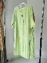 Green Sleeve with Machine Thread work Pure Cotton 5 (2).webp
