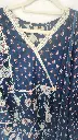 Navy Blue Cotton Floral Print Suit Lace 2.webp