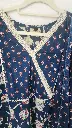 Navy Blue Cotton Floral Print Suit Lace 1.webp
