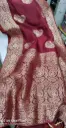 Jari weaving Premium Munga Silk Saree Maroon.webp