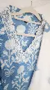 Lace with Flower Design Suit Blue 2.webp