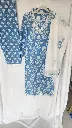 Lace with Flower Design Suit Blue 5.webp