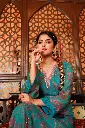Green Chinnon   Plazzo Suit with contrast Pink Dupatta.webp