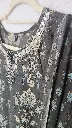 Gray Cotton Cotton Suit with flower design.webp