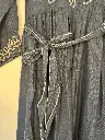 Pure cotton Hand-embroidered Dress for women (Navy Blue)4.webp