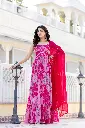 Pink Indowestern Dress with Dupata5.webp