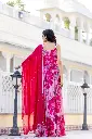 Pink Indowestern Dress with Dupata6.webp
