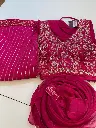 Beautiful Indo Western Tunic with heavy work blouse3.webp