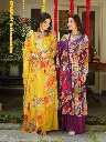Yellow and Purple Premium Crape Party Wear Suit (3).webp
