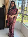 Red Ajrakh Modal Silk Saree Singapore - Shuddh Desi SG 2 (2).webp