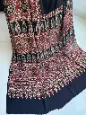 Black and Red   Ajrak Modal Half half- Shuddhdesi sg 1.webp