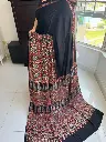 Black and Red   Ajrak Modal Half half- Shuddhdesi sg 2.webp