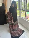 Black and Red   Ajrak Modal Half half- Shuddhdesi sg 5.webp