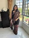Black and Red   Ajrak Modal Half half- Shuddhdesi sg 3.webp