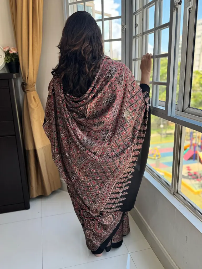 Sand colour Premium Modal Silk Saree- Shuddhdesisg 3.webp