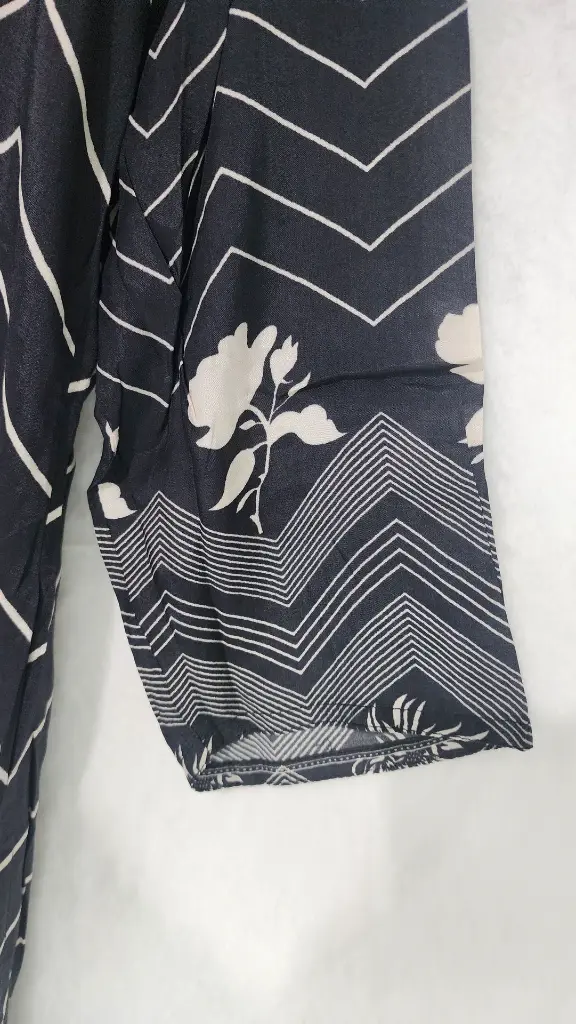 Black Crape Suit with digital Print with work 3.webp