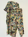 Trendy oversized shirt Co-Ord Set with floral design.webp