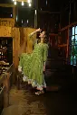 Green Pure Cotton Jamdani Dress.webp