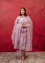 lilac Chikankari with work 3pc Set  2.webp