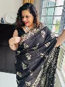 Black Organza Zari border Saree-Shuddhdesi Sg 4.webp