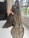 Pestal light Heena (Mehendi)  Premium organza silk 5.webp