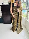 Pestal light Heena (Mehendi)  Premium organza silk 1.webp