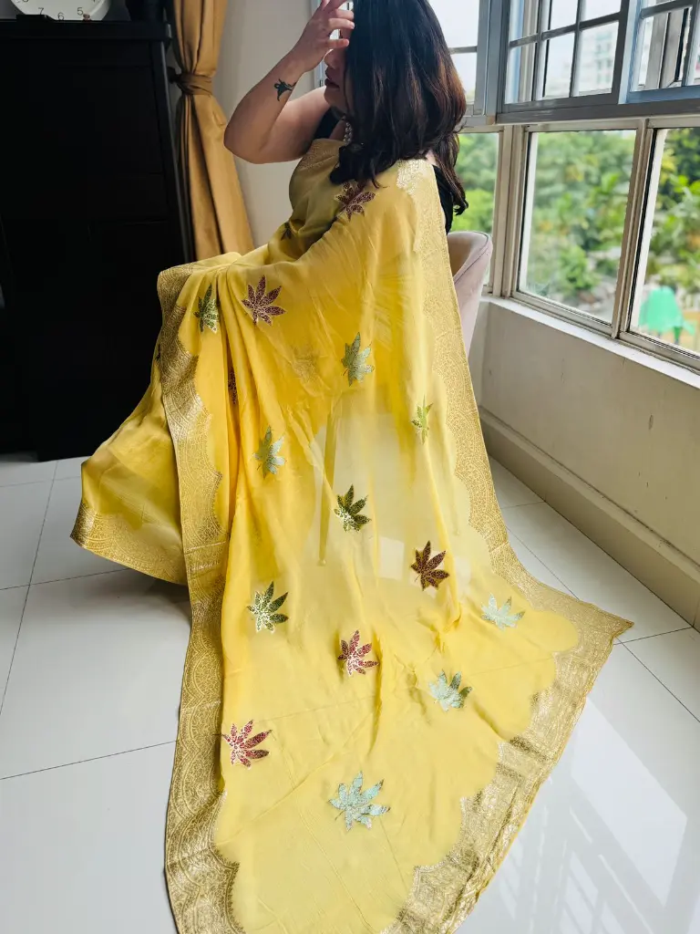 Yellow Organza-Shuddhdesi Sg.webp