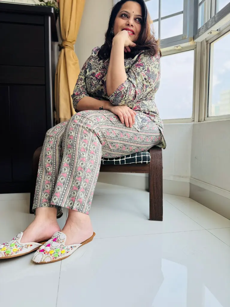 Floral Co-Ord Set (Pastel Green)-Shuddhdesi Sg 3.webp