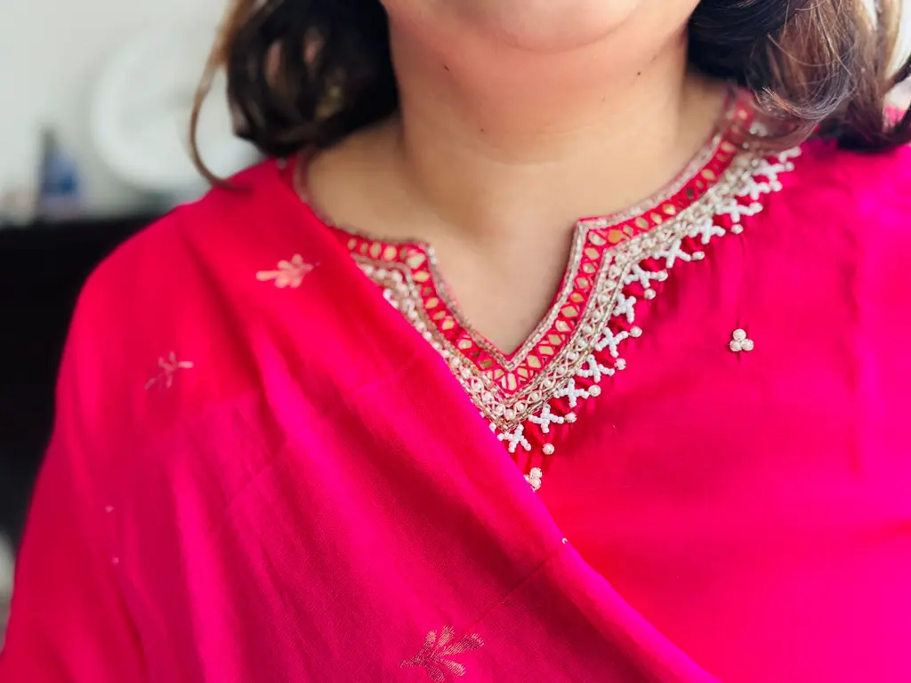 Fusia Pink Roman Silk Suit-Shuddhdesi Sg 6.webp