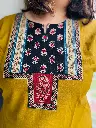 Yellow Cotton Kurta Pant Set-ShuddhdesiSg 2.webp