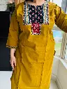 Yellow Cotton Kurta Pant Set-ShuddhdesiSg 1.webp