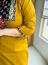 Yellow Cotton Kurta Pant Set-ShuddhdesiSg.webp
