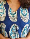 Blue Kuhiri Design Kurta Pant Set 2.webp