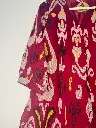 Red Traditional Ikat Print Dress 7.webp