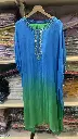 Blue Green | Chinnon | Blue Green Chinnon Kaftan