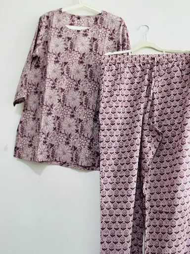 [SD_OCO1004] Floral | Co-Ord Set (Pink) 